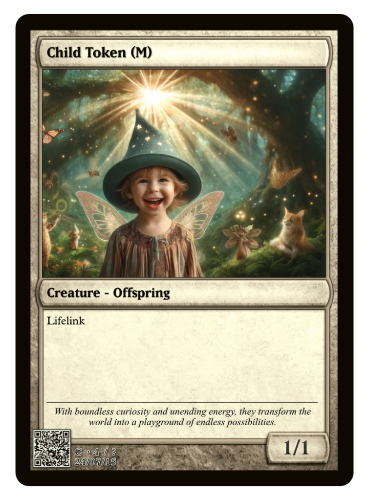 Child Token Once In A Blue Moon